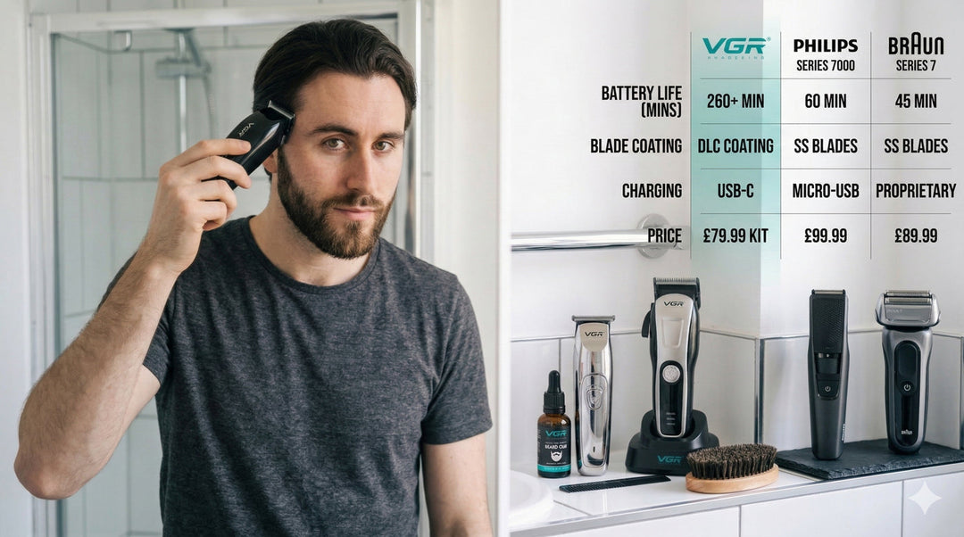 VGR vs. Philips & Braun: Are Expensive Grooming Tools Actually Worth It?