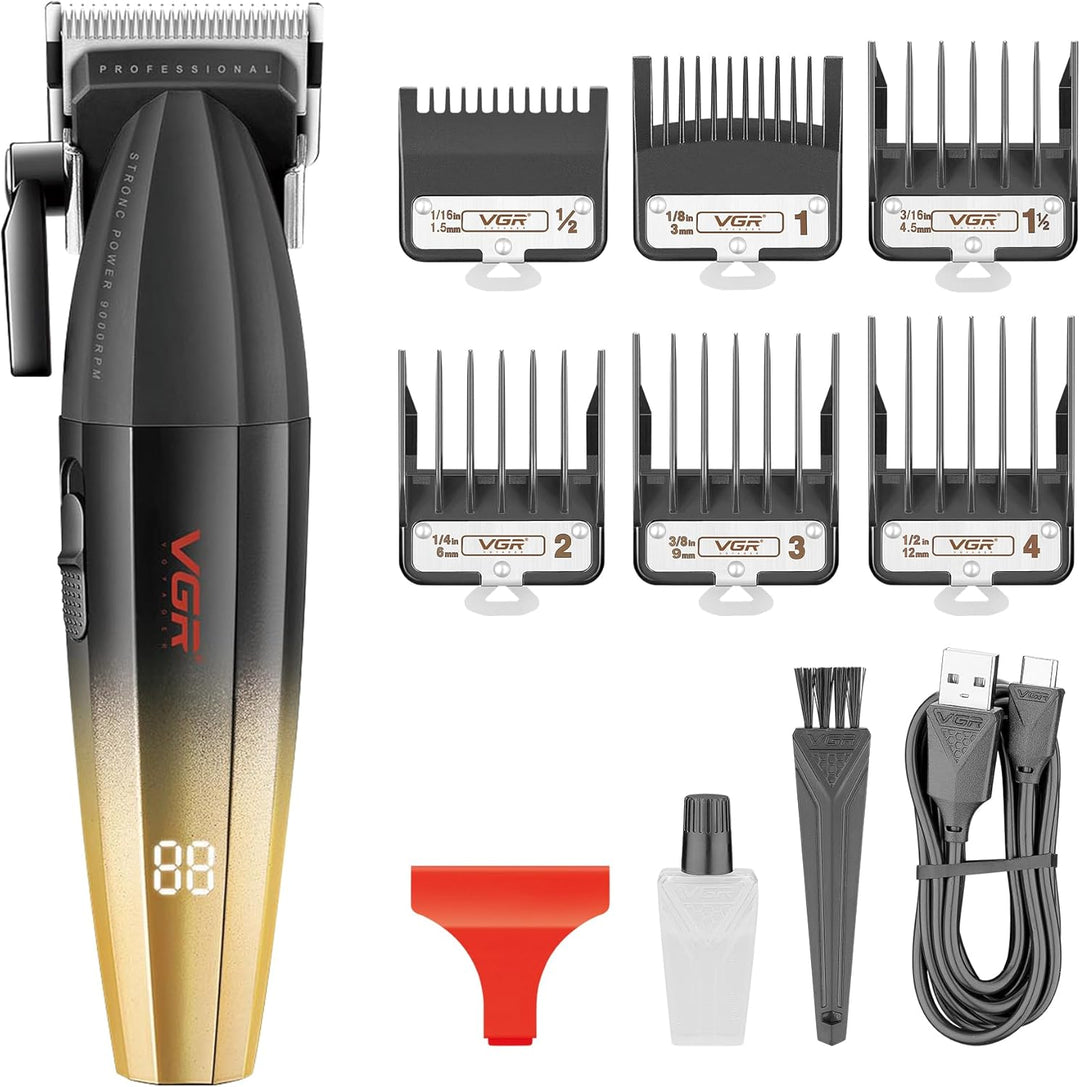 V-003 Professional Hair Clipper For Men, Yellow / Black