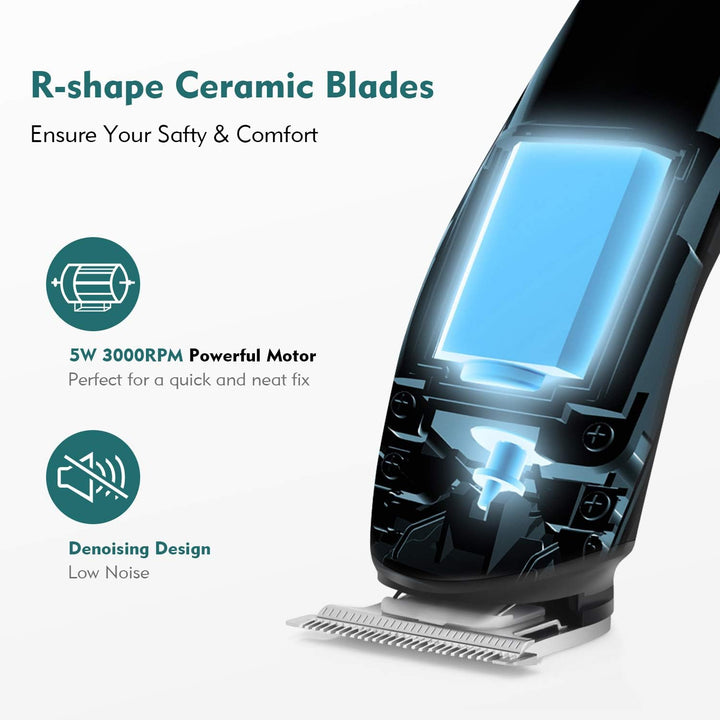 V-055 Cordless Hair Trimmer For Men, Black