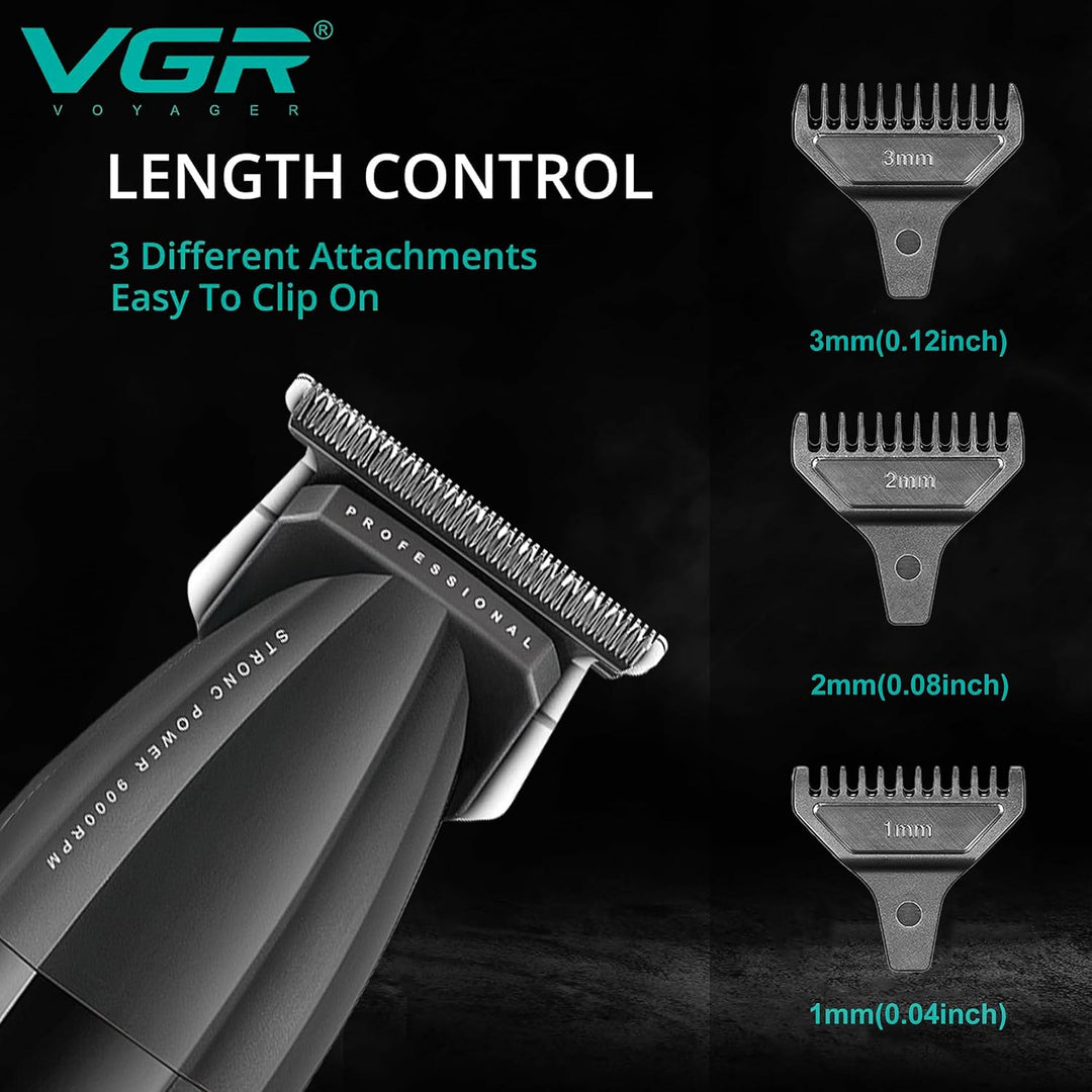 V-906 Professional Hair Trimmer For Men, Black / Yellow