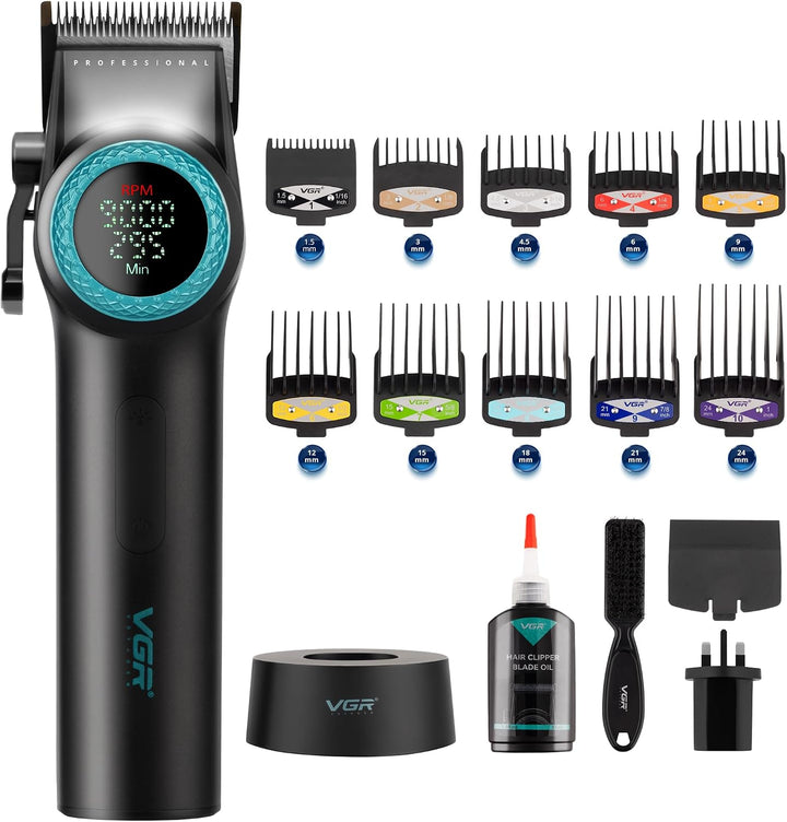 V-001 Professional Hair Clipper For Men, Black