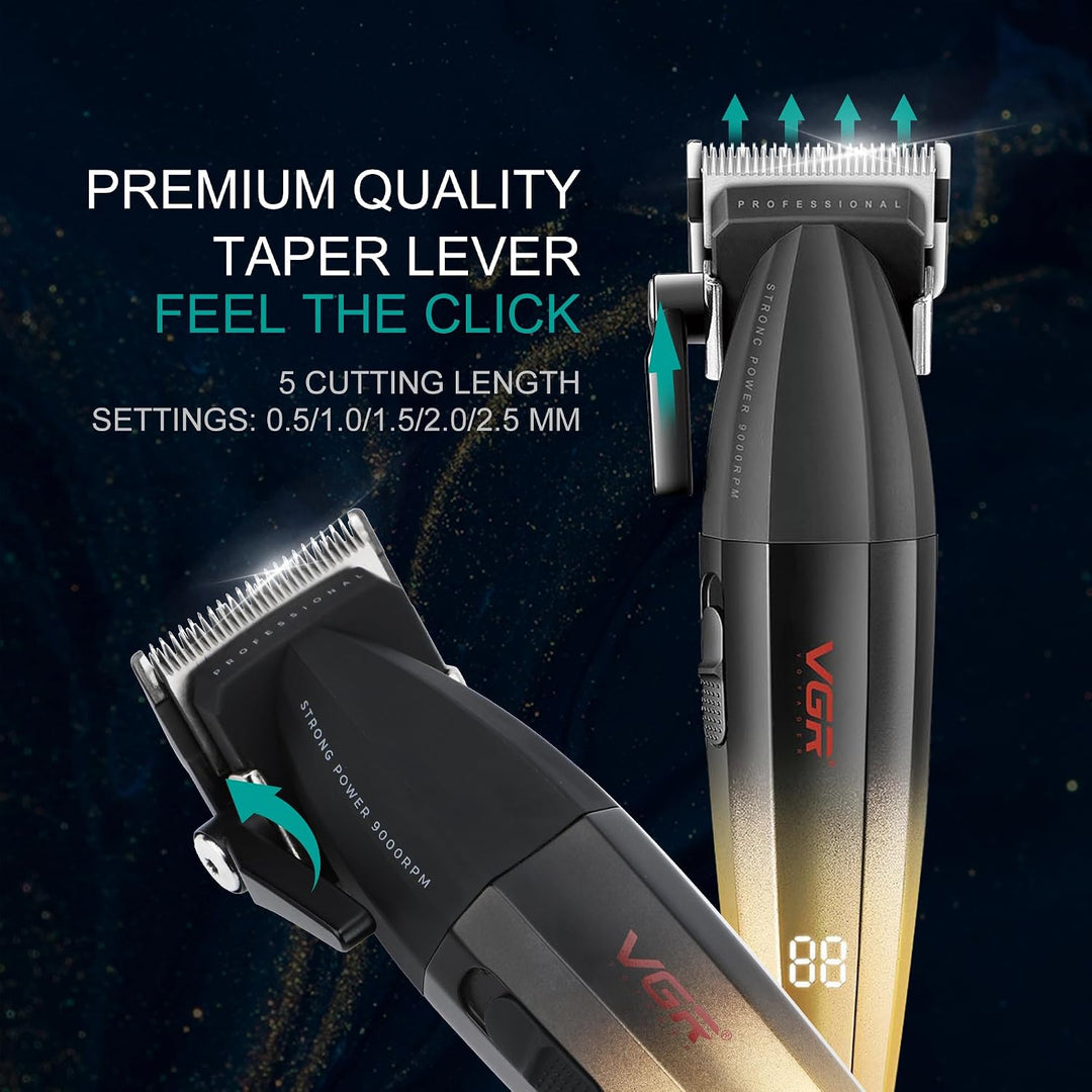 V-003 Professional Hair Clipper For Men, Yellow / Black
