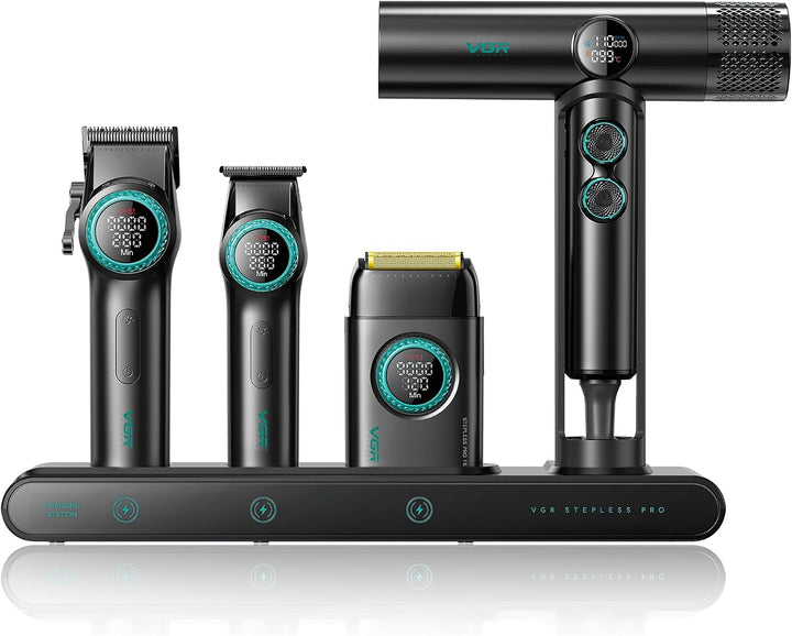 Stepless Pro 4-in-1 Professional Barber Combo For Men