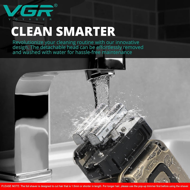 V-337 Pop-Up Foil Shaver For Men, Gold