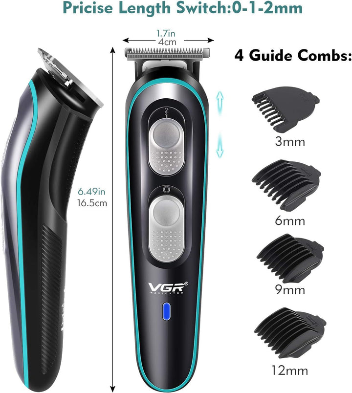 V-055 Cordless Hair Trimmer For Men, Black