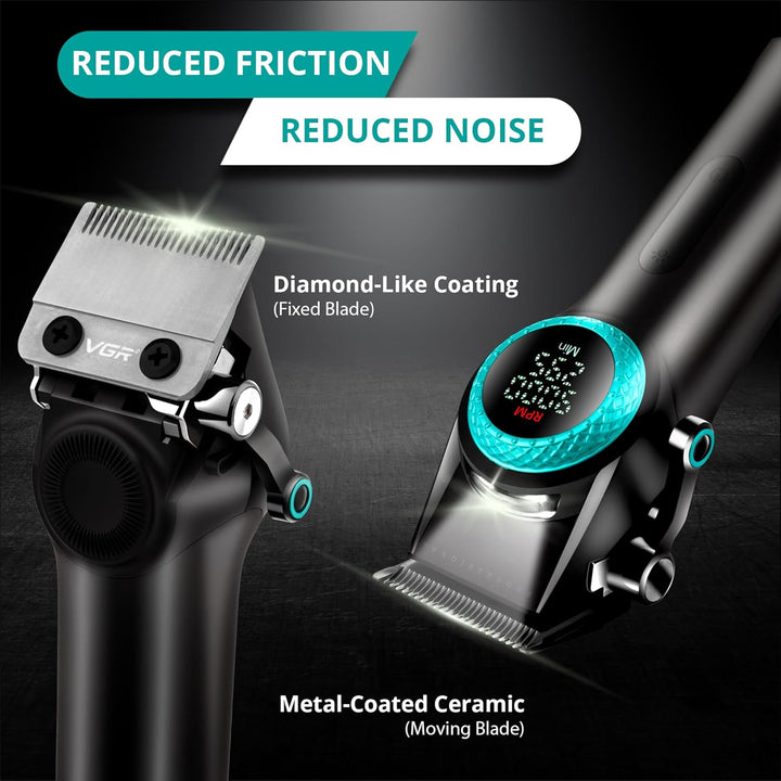 V-001 Professional Hair Clipper For Men, Black