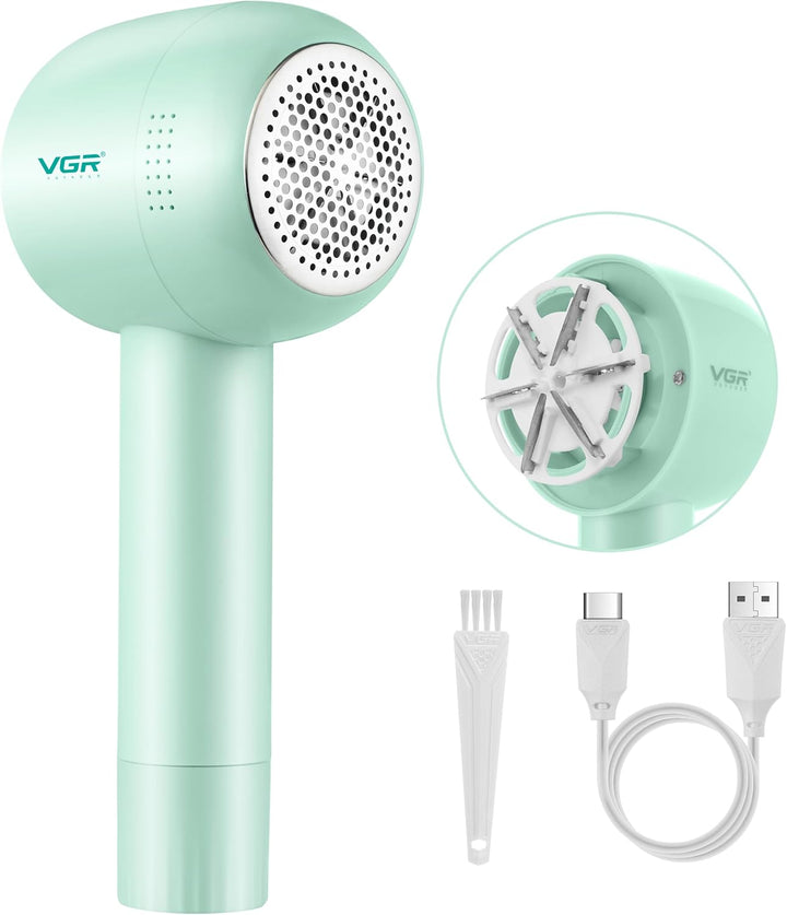 V-813 Rechargeable Lint Remover, Green