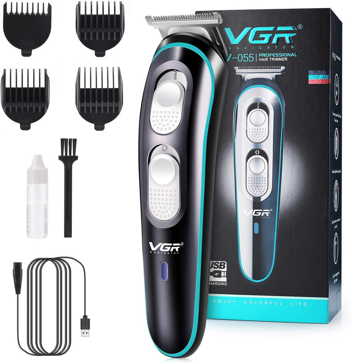 V-055 Cordless Hair Trimmer For Men, Black