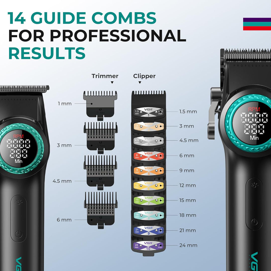 Stepless Pro 4-in-1 Professional Barber Combo For Men