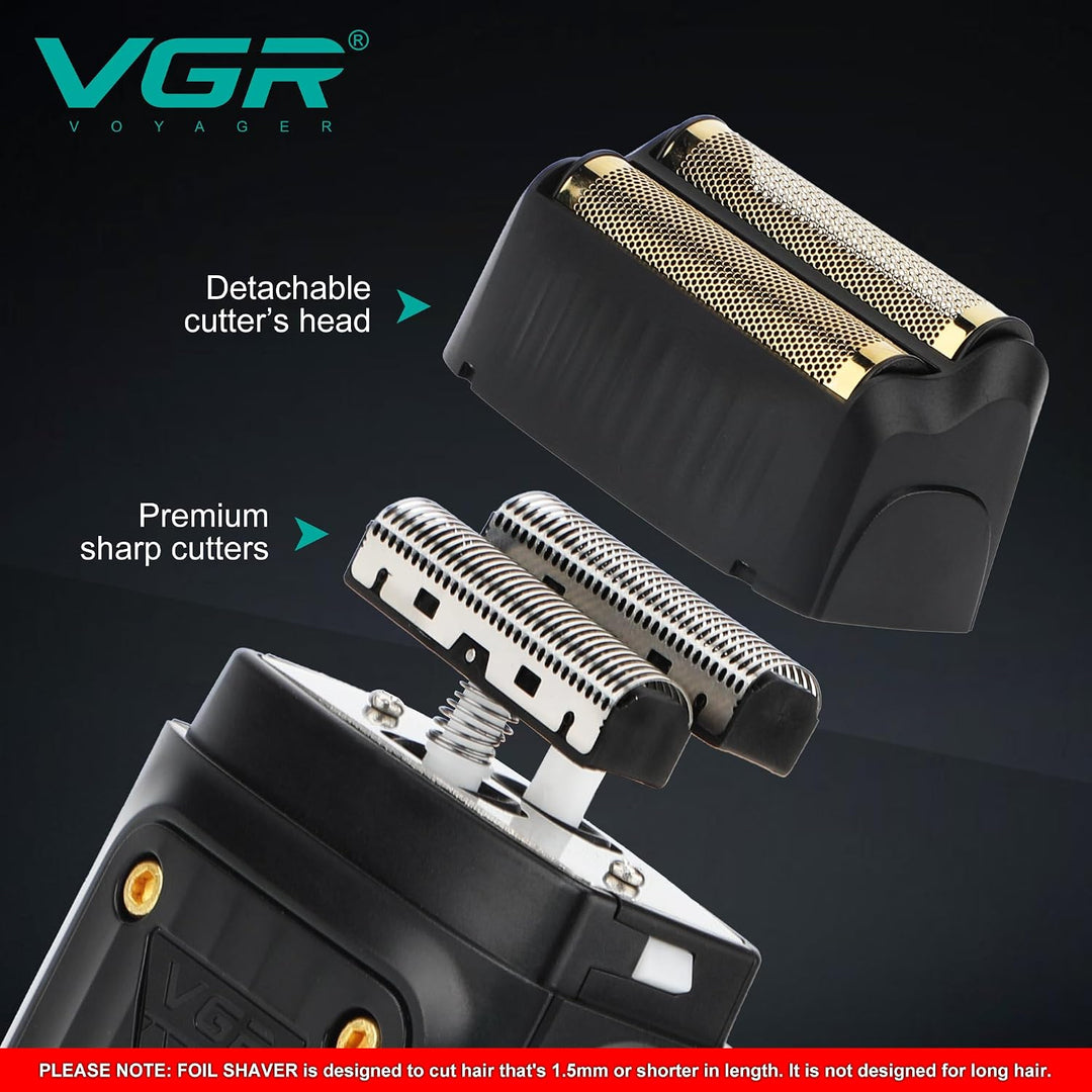 V-363 Cordless Foil Shaver For Men, Black