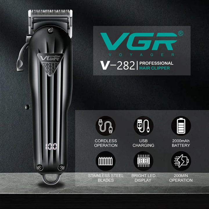 V-282 Cordless Hair Clipper For Men