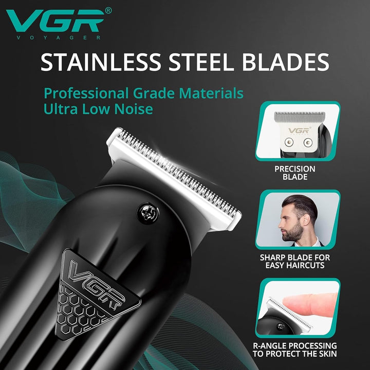 V-982 Cordless Hair Trimmer For Men, Black