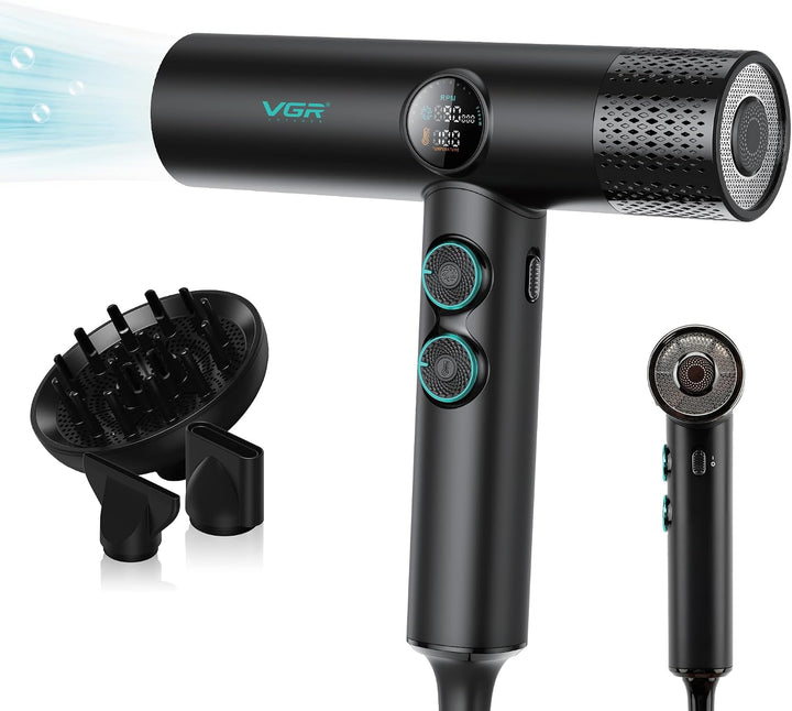 V-401 Professional Hair Dryer, Black