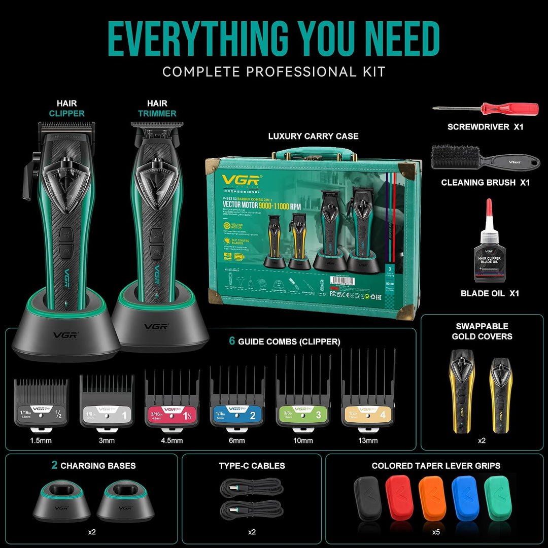 V-883 S2 2-in-1 Professional Barber Combo For Men