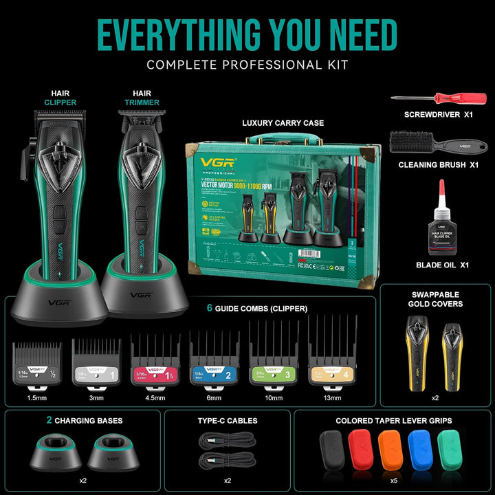 V-883 S2 2-in-1 Professional Barber Combo For Men