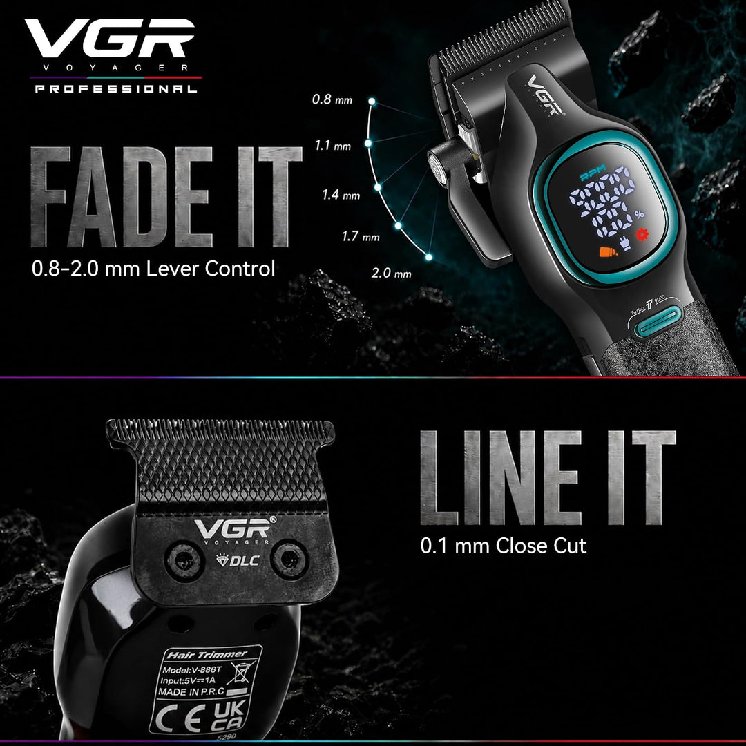 V-886 S2 2-in-1 Professional Barber Combo For Men