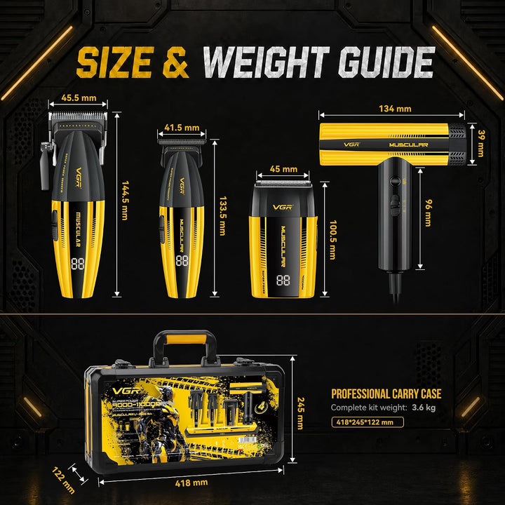 V-285 S4 Professional Barber Kit for Men