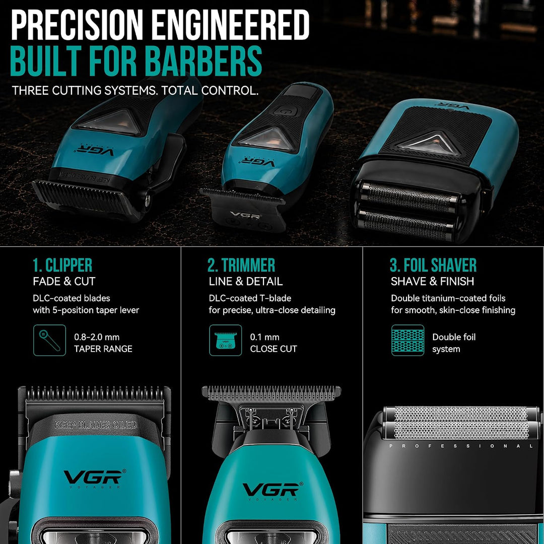 V-035 S3 3-in-1 Professional Barber Combo For Men
