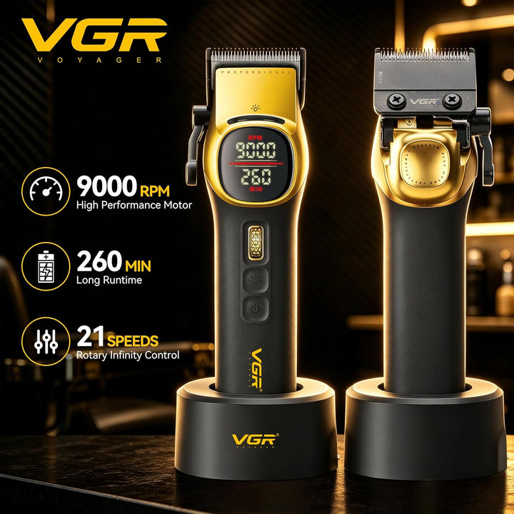 V-885C Professional Hair Clipper For Men, Yellow / Black