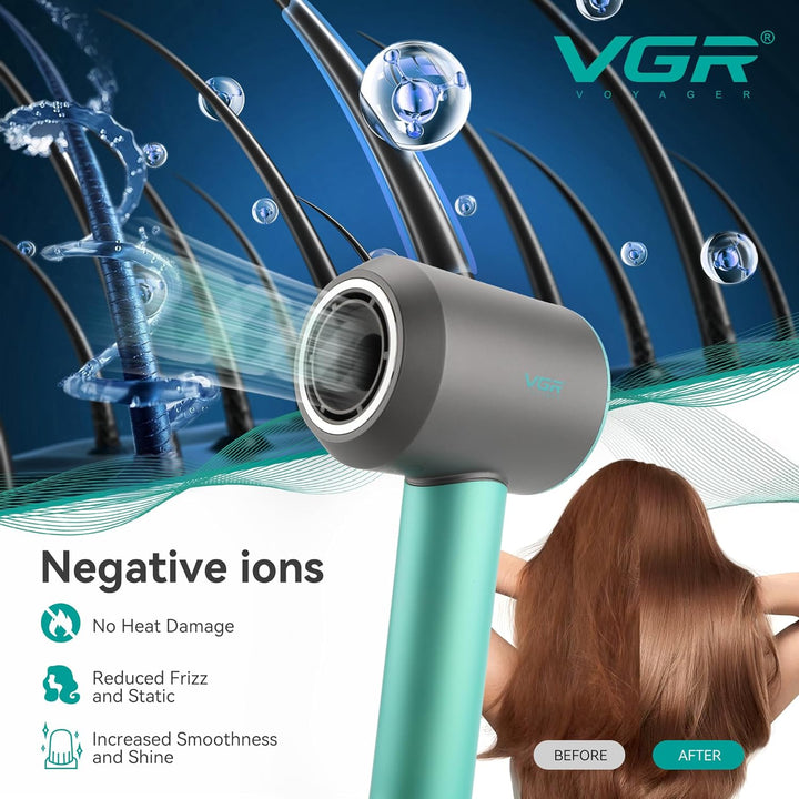 V-440 Professional Hair Dryer, Green