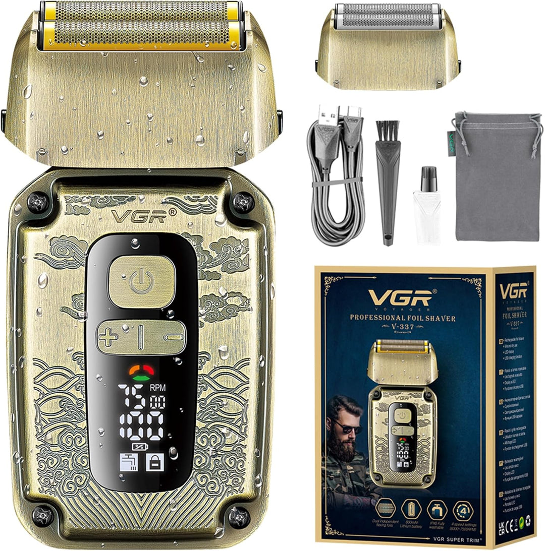V-337 Pop-Up Foil Shaver For Men, Gold