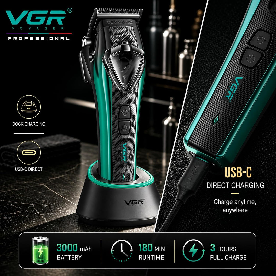 V-883C Professional Hair Clipper For Men