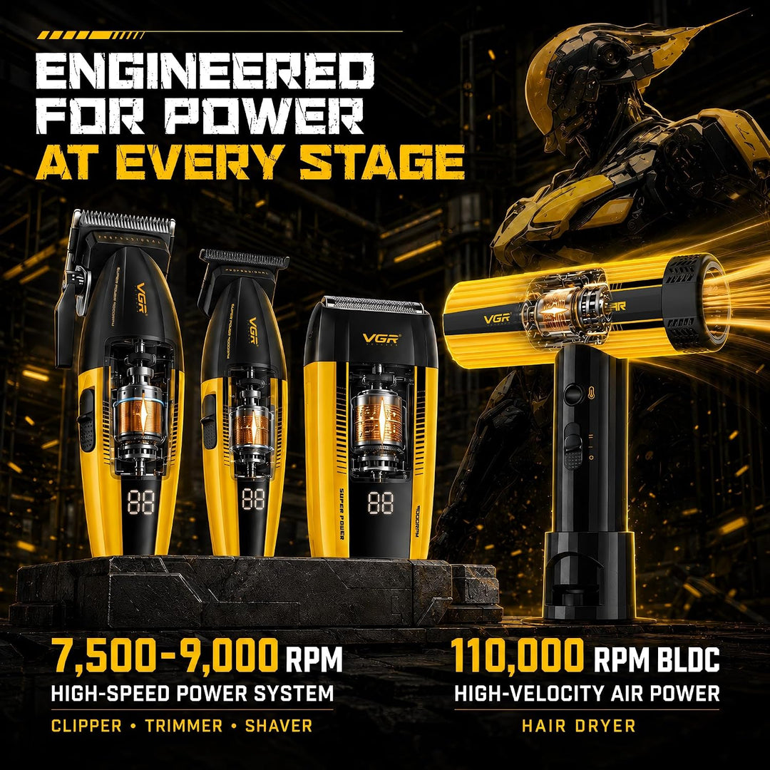 V-285 S4 Professional Barber Kit for Men