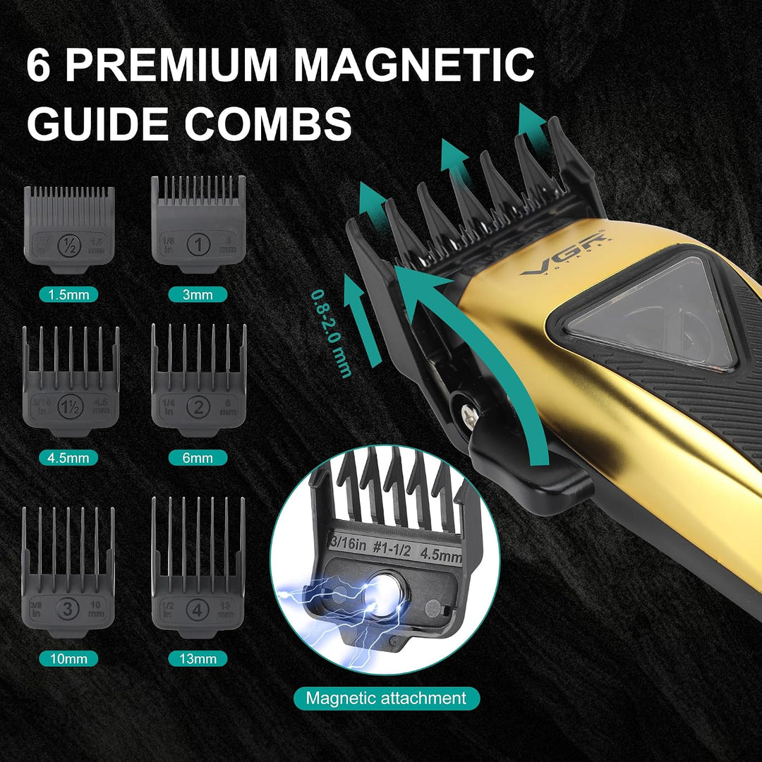 V-015 Professional Hair Clipper For Men, Yellow