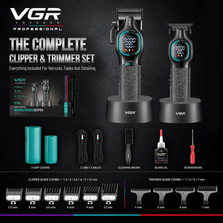 V-886 S2 2-in-1 Professional Barber Combo For Men