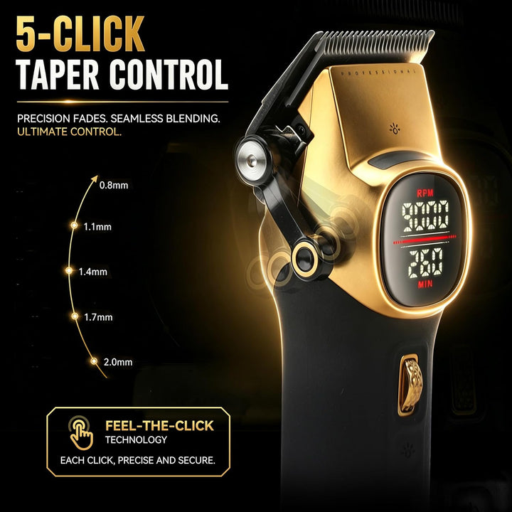 V-885C Professional Hair Clipper For Men, Yellow / Black