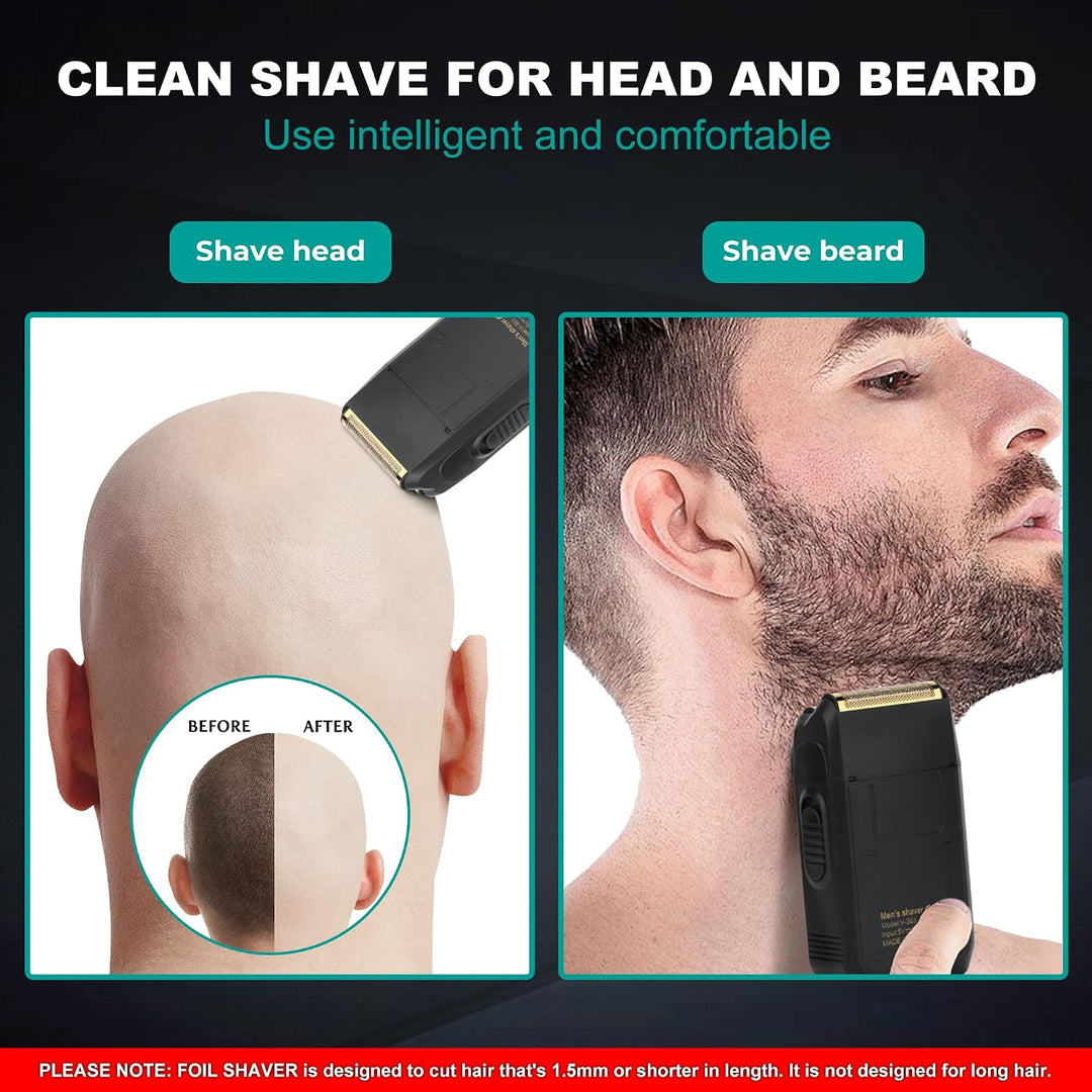 V-363 Cordless Foil Shaver For Men, Black