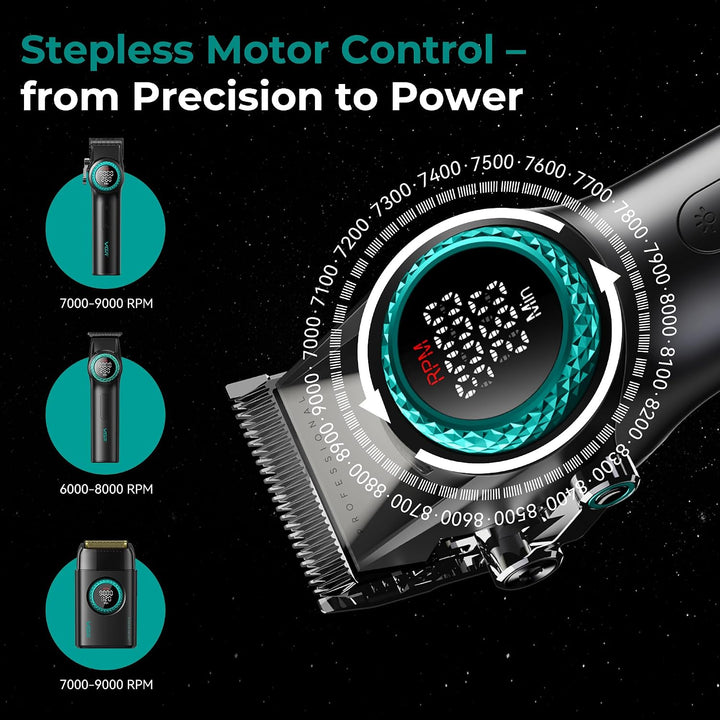 Stepless Pro 4-in-1 Professional Barber Combo For Men