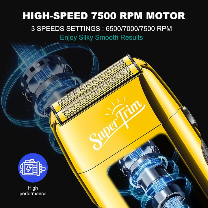 V-332 Pop-Up Foil Shaver For Men, Yellow