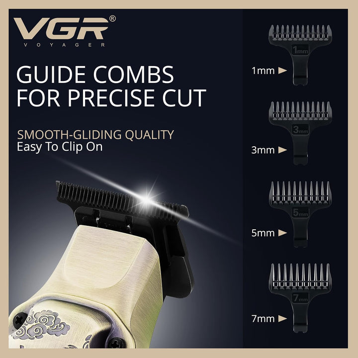 V-901 Cordless Hair Trimmer For Men, Gold
