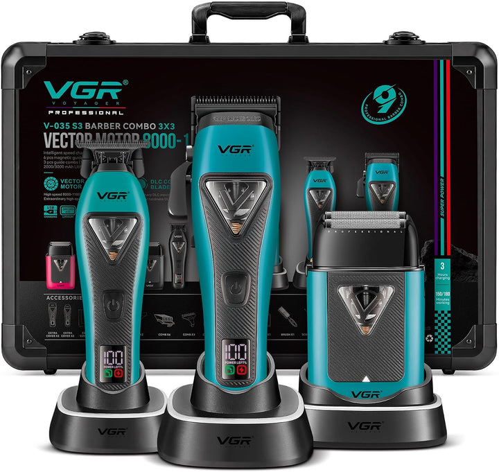 V-035 S3 3-in-1 Professional Barber Combo For Men