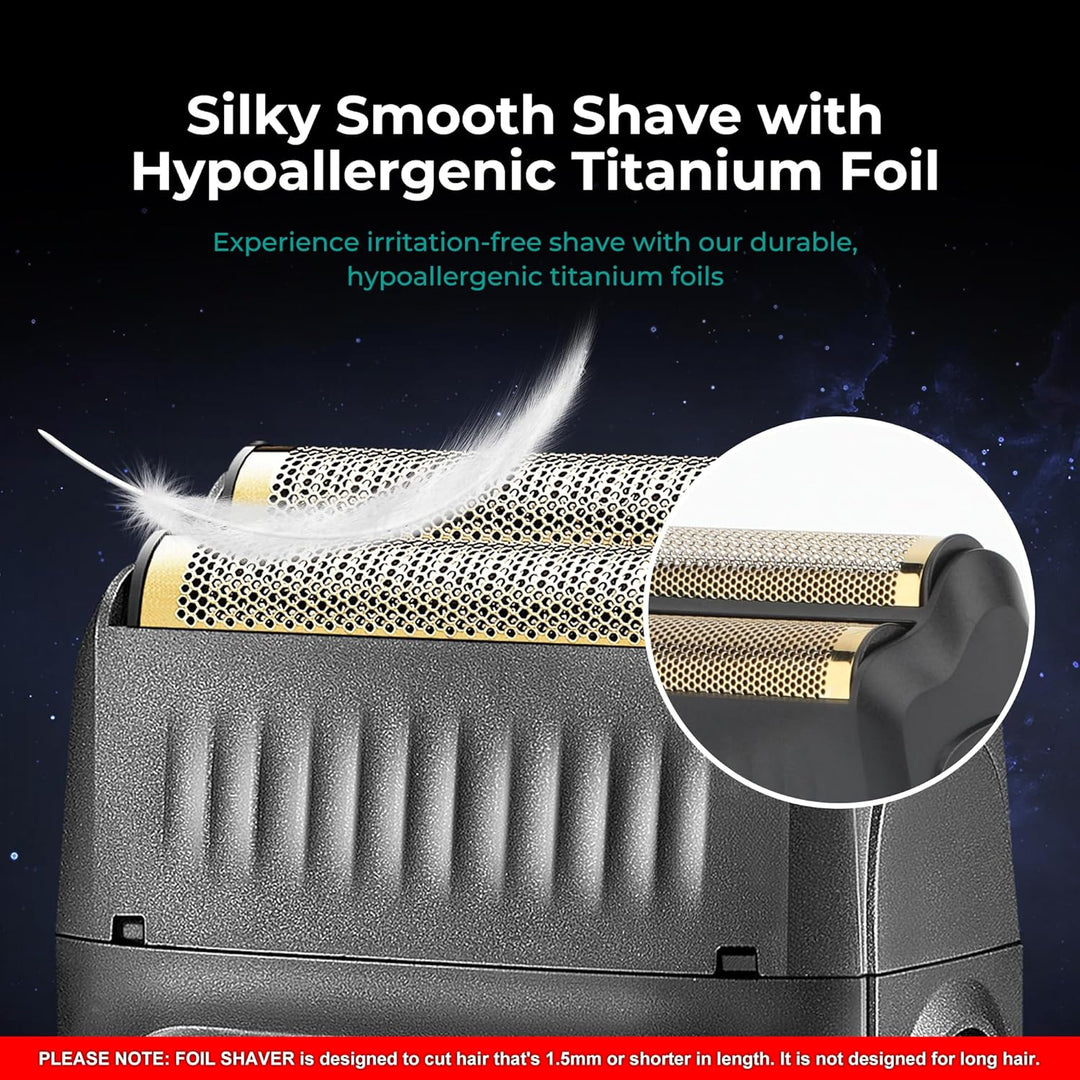 V-363 Cordless Foil Shaver For Men, Black