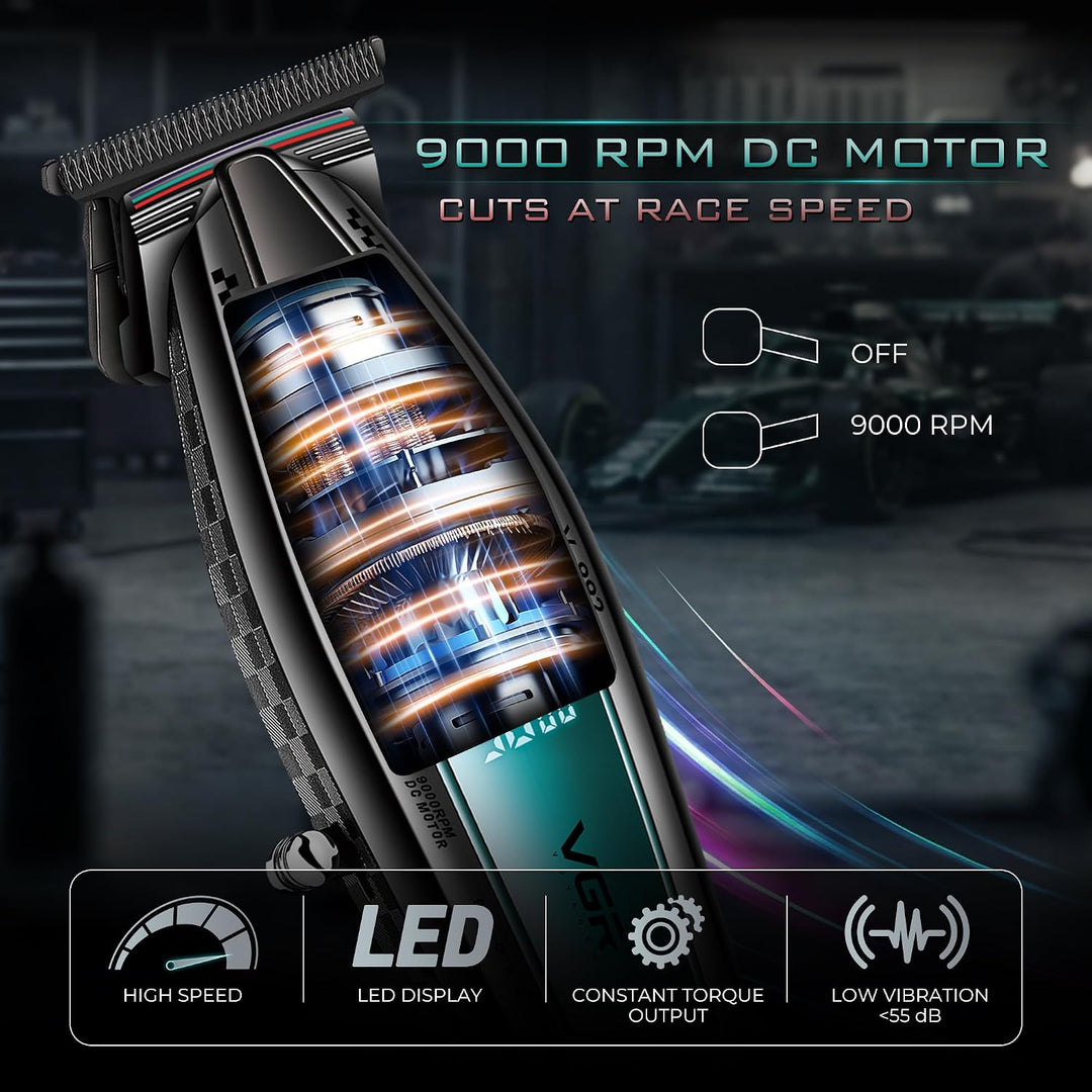 V-992 Professional Hair Trimmer For Men, Green