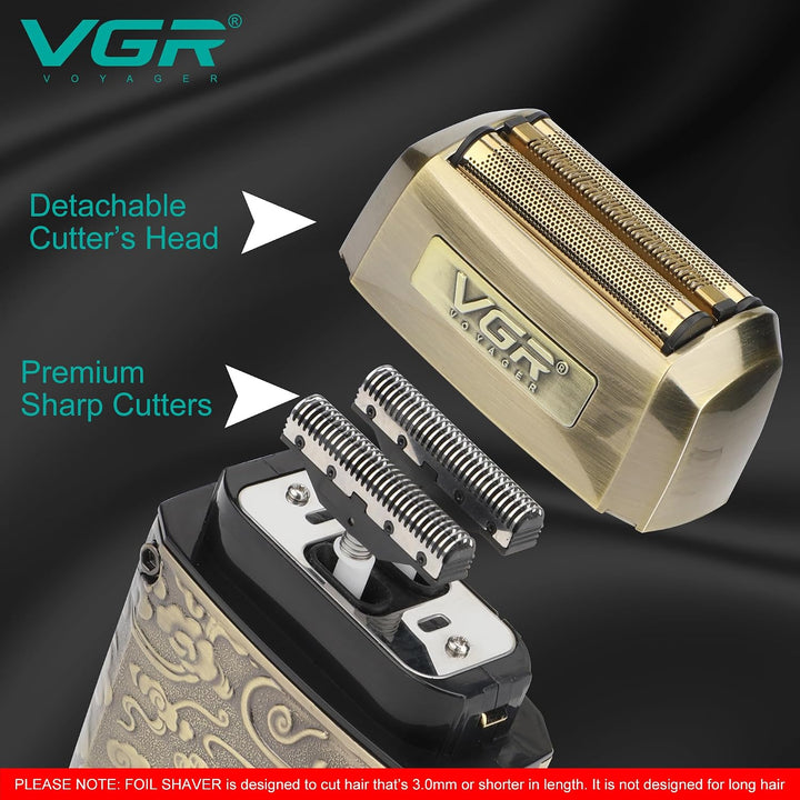 V-336 Cordless Foil Shaver For Men, Gold