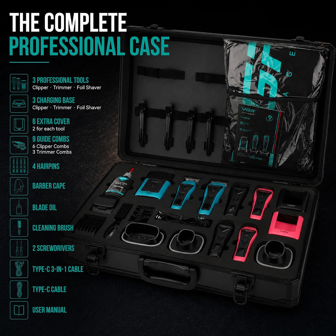 V-035 S3 3-in-1 Professional Barber Combo For Men