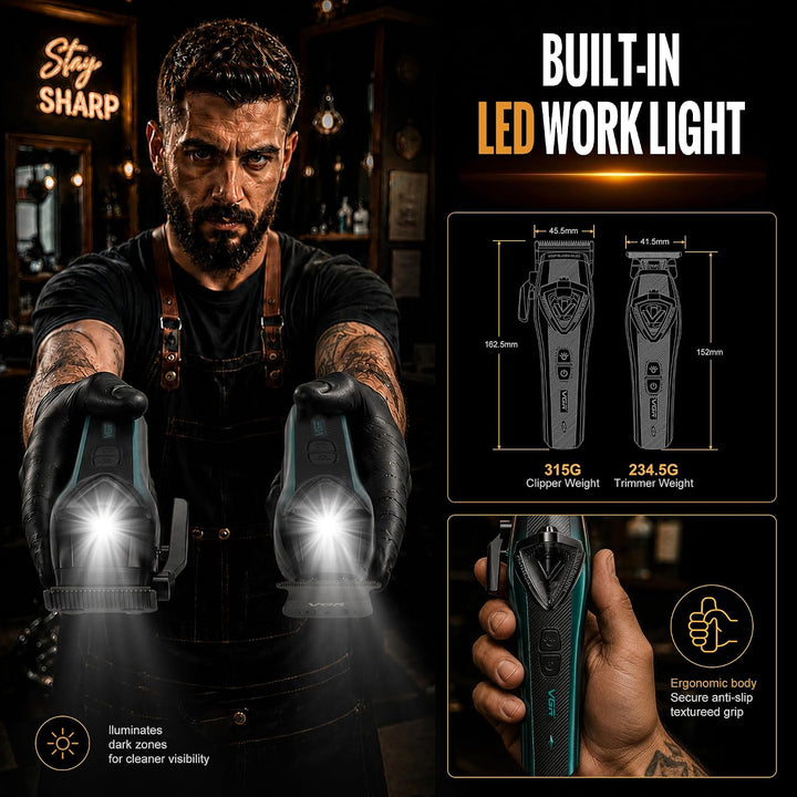 V-883 S2 2-in-1 Professional Barber Combo For Men