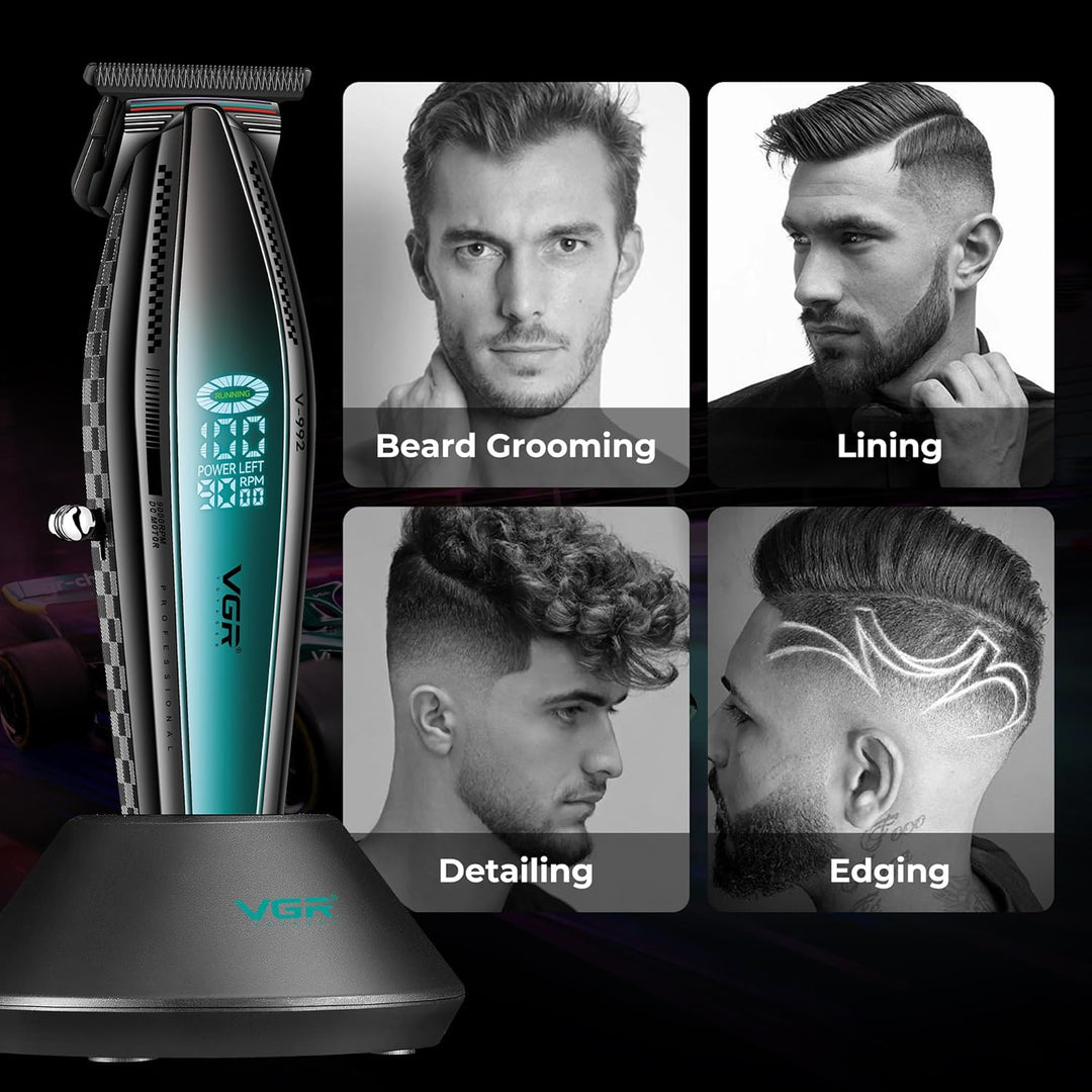V-992 Professional Hair Trimmer For Men, Green