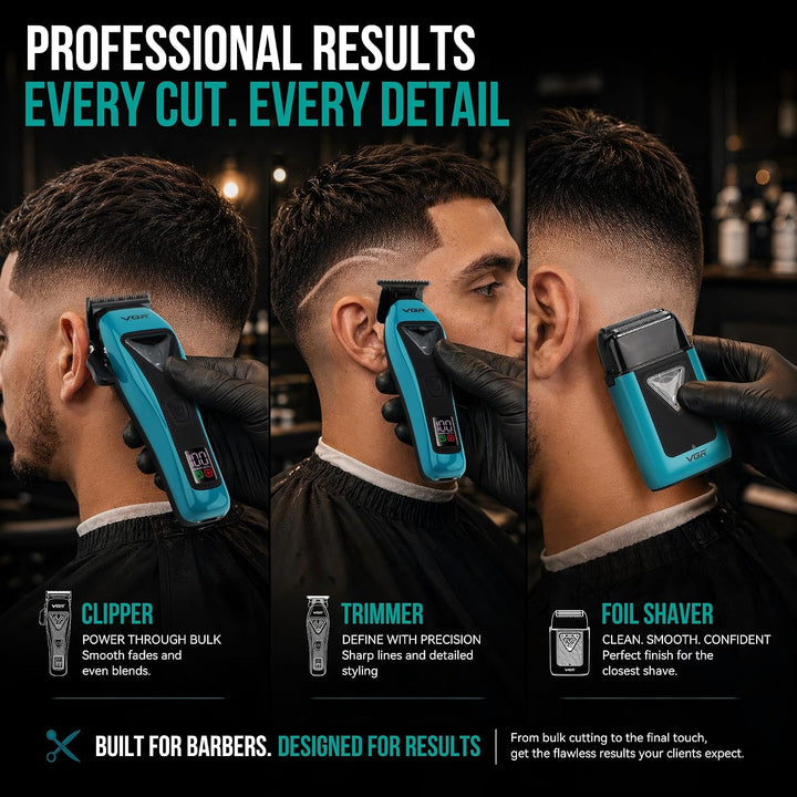 V-035 S3 3-in-1 Professional Barber Combo For Men