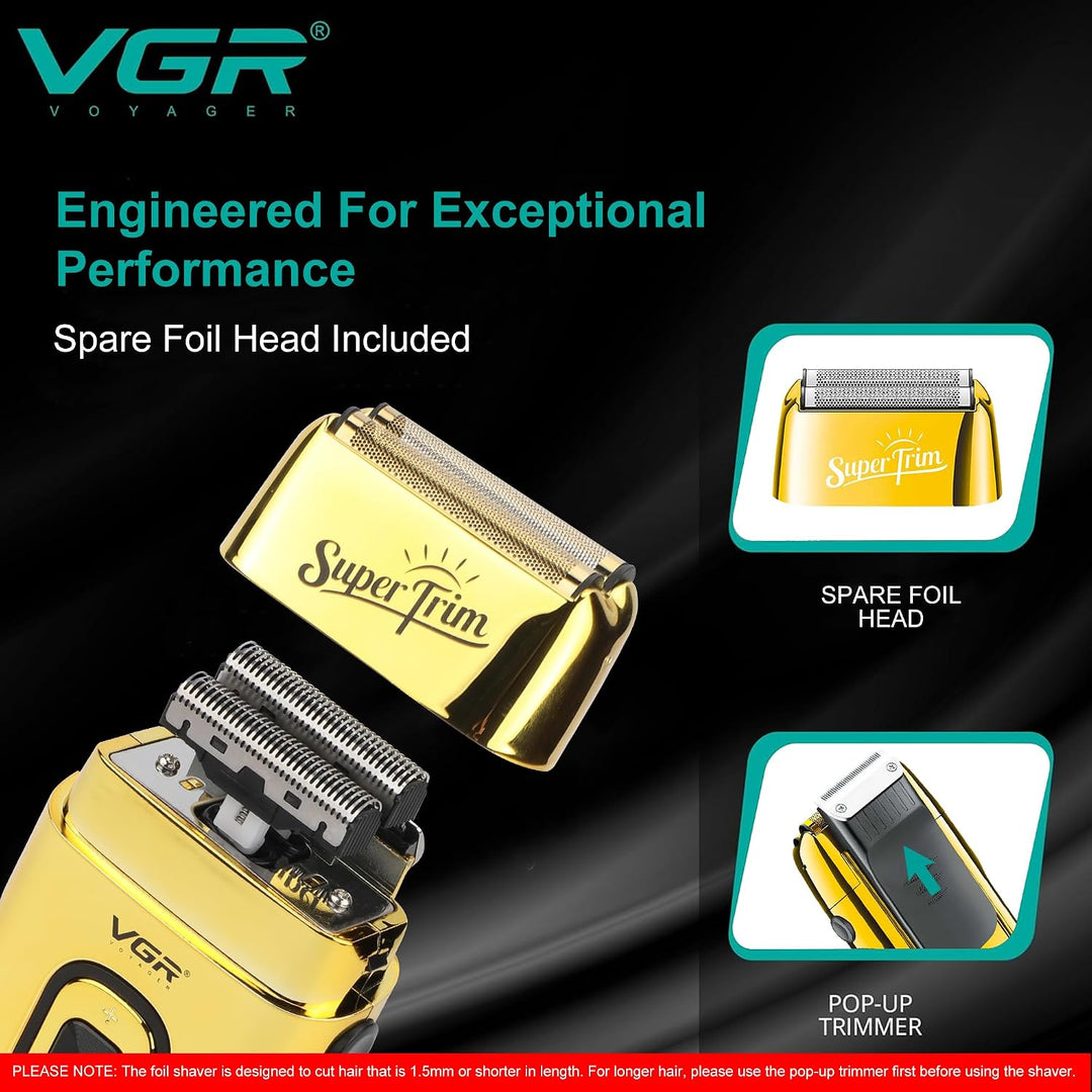 V-332 Pop-Up Foil Shaver For Men, Yellow