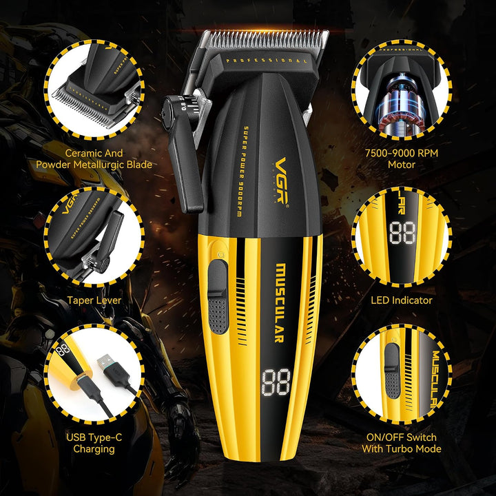 V-285C Professional Hair Clipper For Men