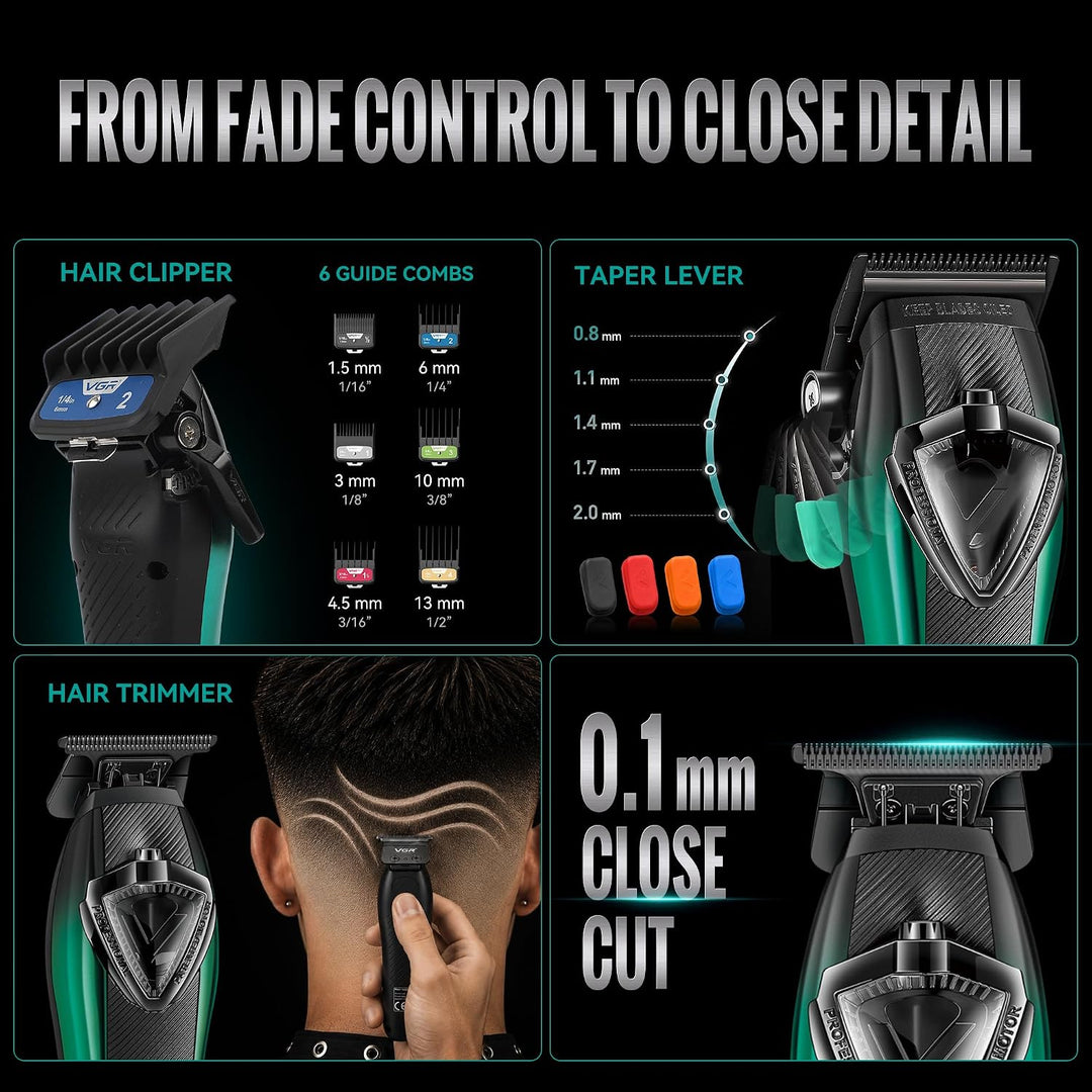 V-883 S2 2-in-1 Professional Barber Combo For Men